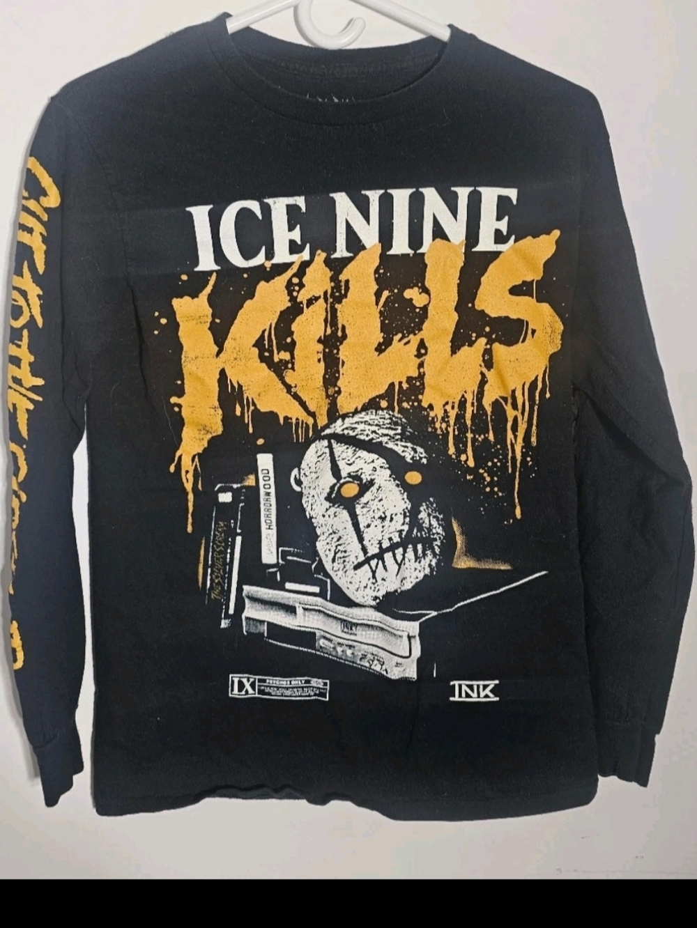 Ice Nine Kills Trinity Of Terror Tour Part 3 2022 T-Shirt Men’s Small Band Merch